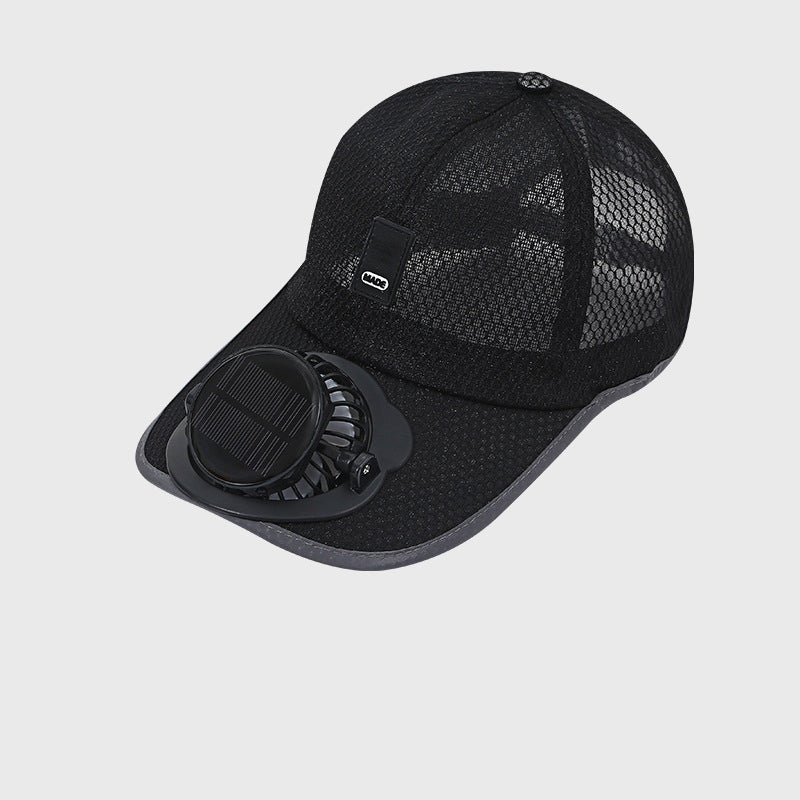 🔥Priedušná baseballová čiapka so solárnym ventilátorom-SK