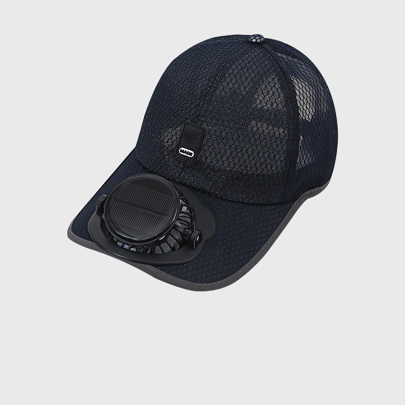 🔥Priedušná baseballová čiapka so solárnym ventilátorom-SK