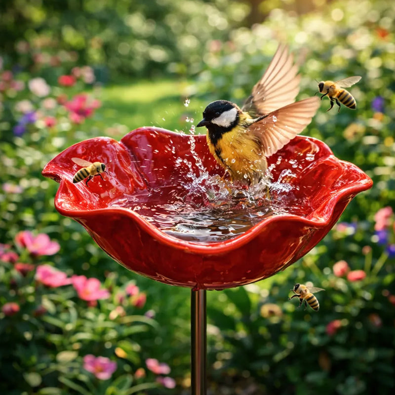 🌸Rankų darbo metalinė atrama gėlynui🐦-LT