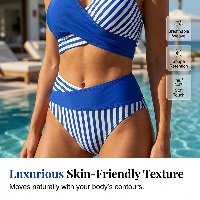👙 Spalvotas bikinis S-3XL: stilingas ir formuojantis dviejų dalių maudymosi kostiumėlis 🌊-LT