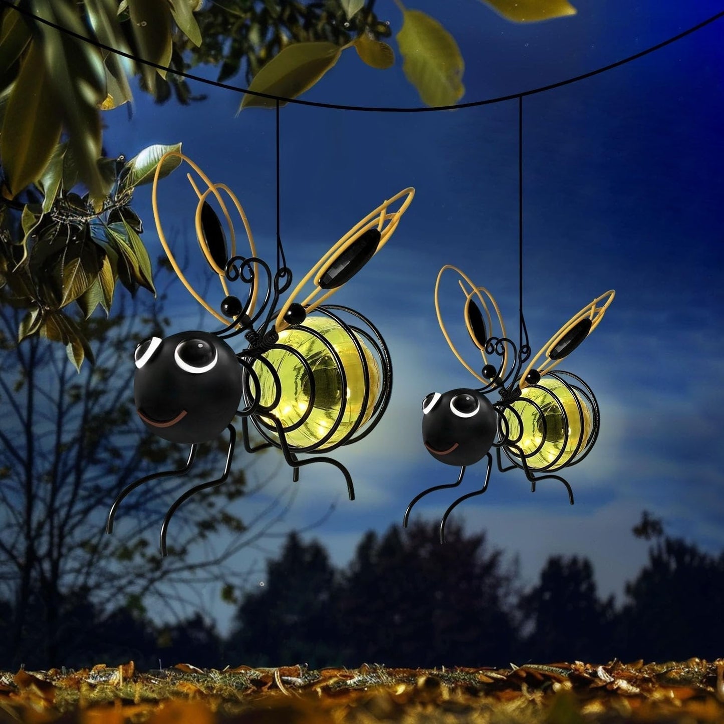 🔥 Paskutinė akcijos diena 🐝 Saulės energija varomas pakabinamas vabzdžių šviestuvas-LT