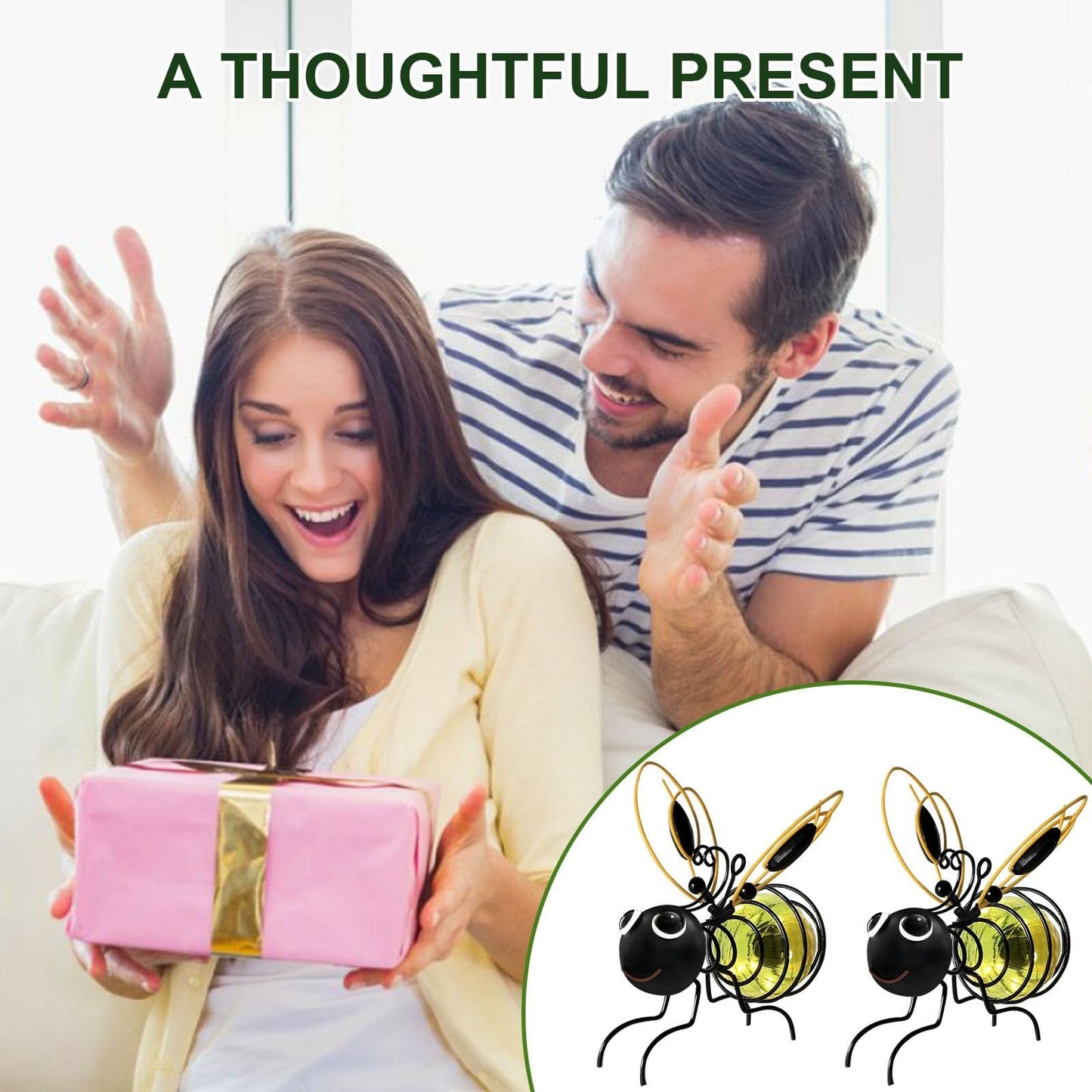🔥 Paskutinė akcijos diena 🐝 Saulės energija varomas pakabinamas vabzdžių šviestuvas-LT