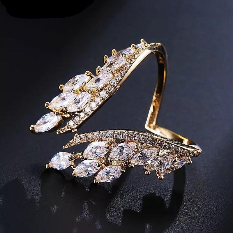 🕊️ Conjunto de joyas con alas de ángel: anillo y pulsera | Aleación hipoalergénica, en caja de regalo – Pago contra entrega 🔥-ES
