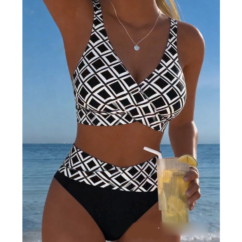 👙🌊Ženski dvodijelni bikini set visokog struka-HR