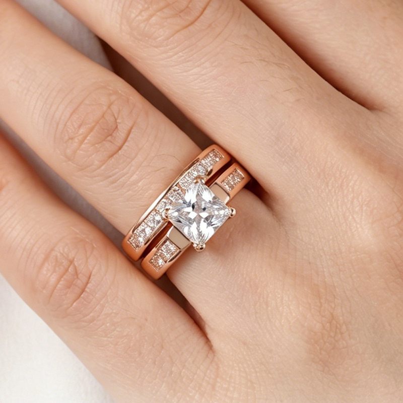 📢📢 ¡50% DE DESCUENTO! ⏰ Anillo brillante de moda para mujer -ES